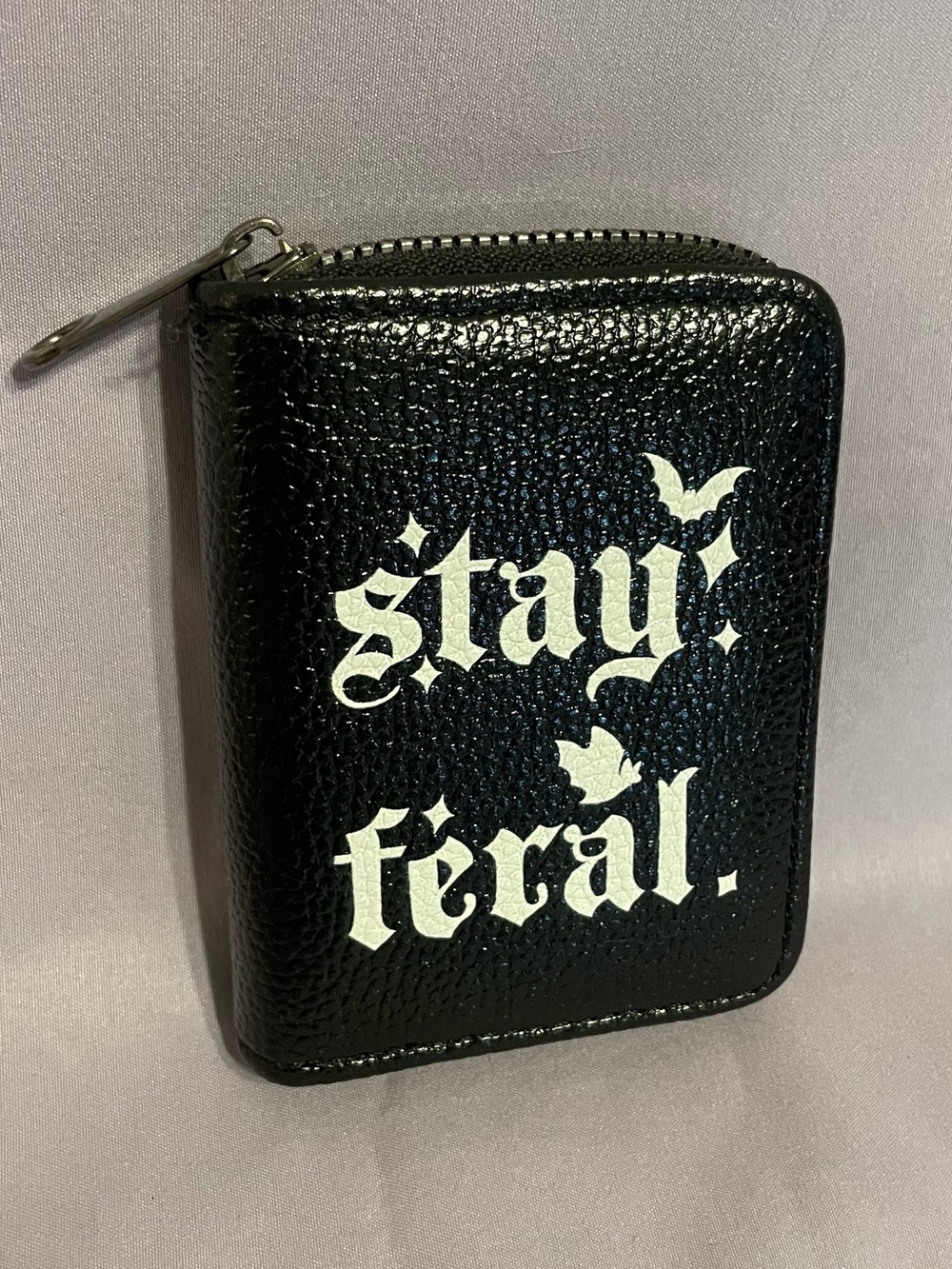 Stay Feral Zip Wallet